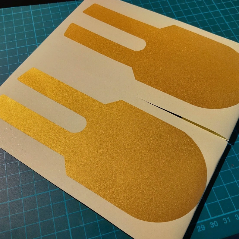 Front Wheel Trim Stickers Decals