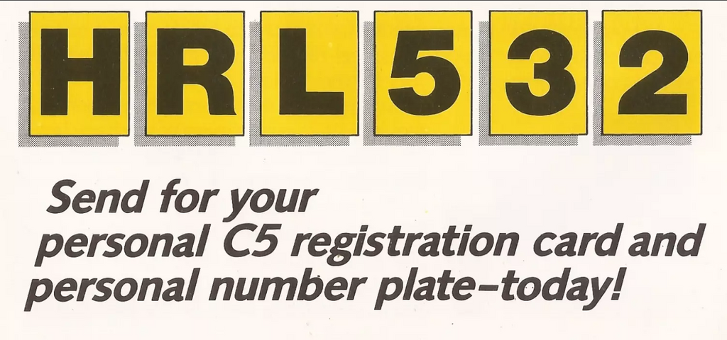 Personal Number Plate Stickers