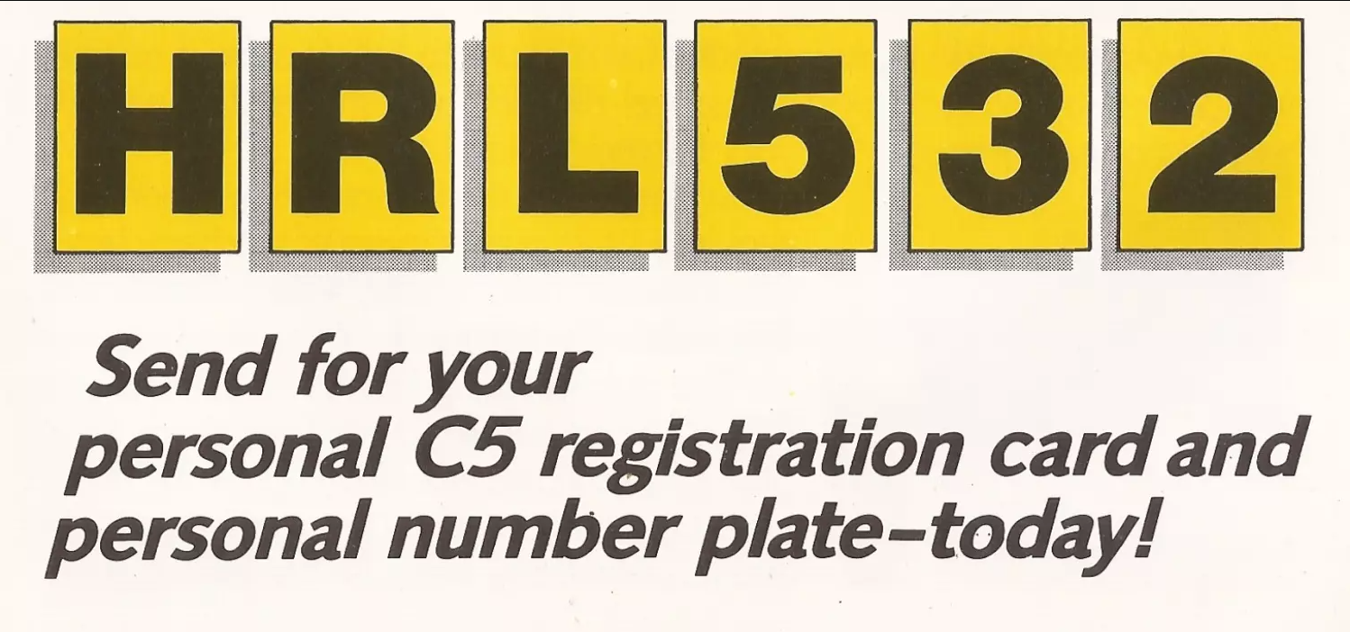 Personal Number Plate Stickers